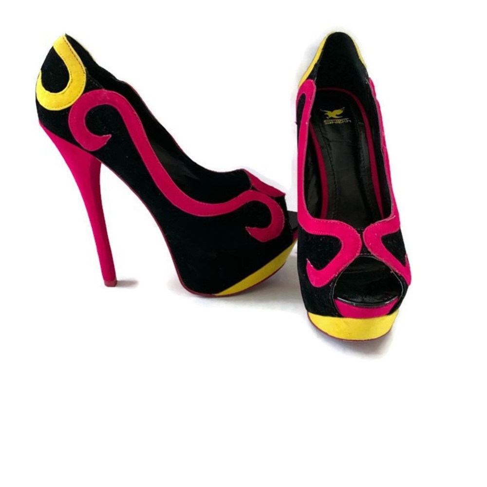 Sheikh Platforms Heels - EUC